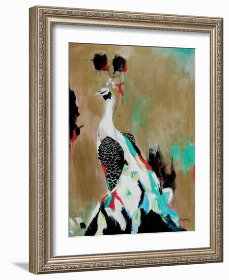 Peacock-Brooke Tangney-Framed Art Print