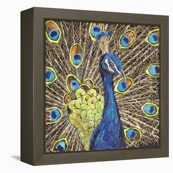 Peacock-Kirstie Adamson-Framed Premier Image Canvas