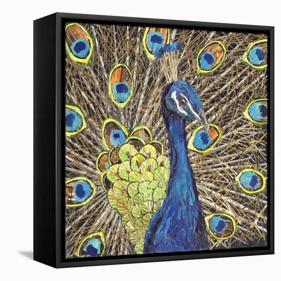 Peacock-Kirstie Adamson-Framed Premier Image Canvas