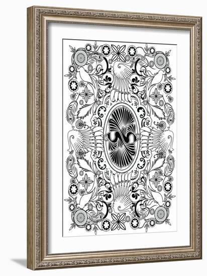 Peacock-Art House Design-Framed Giclee Print