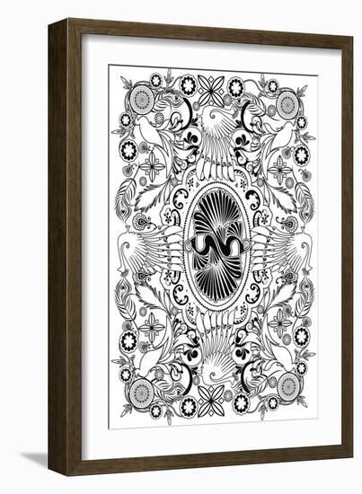 Peacock-Art House Design-Framed Giclee Print