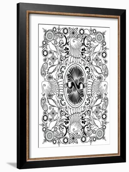 Peacock-Art House Design-Framed Giclee Print