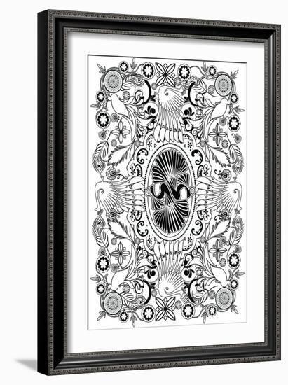 Peacock-Art House Design-Framed Giclee Print