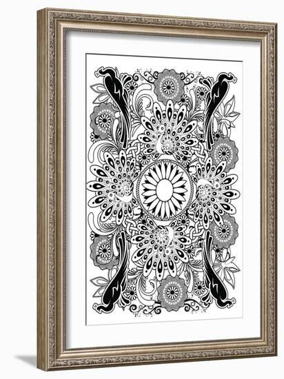 Peacock-Art House Design-Framed Giclee Print