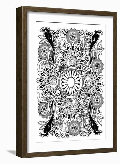 Peacock-Art House Design-Framed Giclee Print