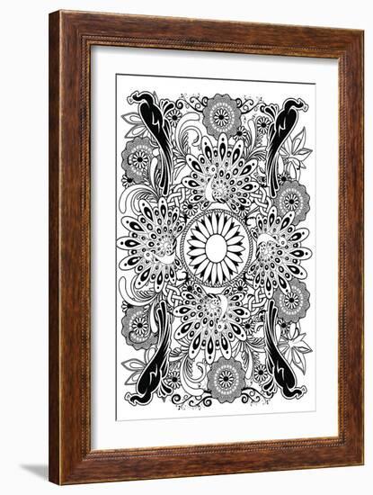 Peacock-Art House Design-Framed Giclee Print