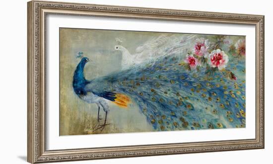 Peacocks-Mei-Framed Giclee Print
