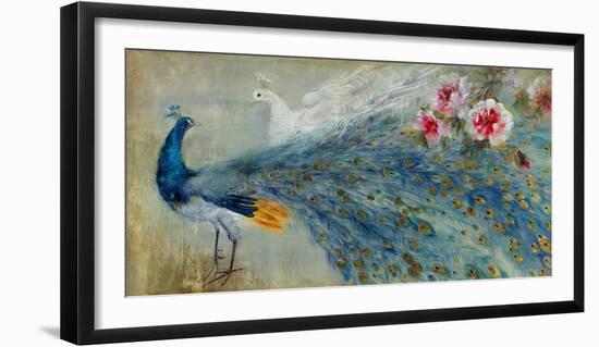 Peacocks-Mei-Framed Giclee Print