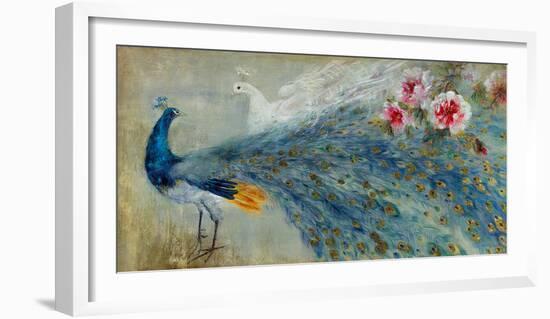 Peacocks-Mei-Framed Giclee Print