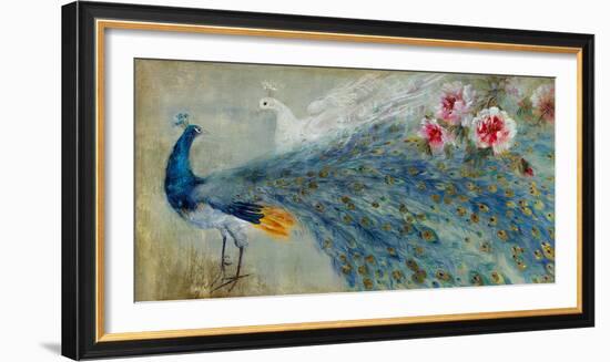 Peacocks-Mei-Framed Giclee Print