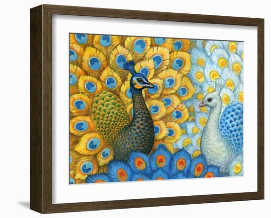 Peacocks-Maria Rytova-Framed Giclee Print