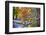 Peak Fall Foliage at the Black River, New Jersey-George Oze-Framed Photographic Print