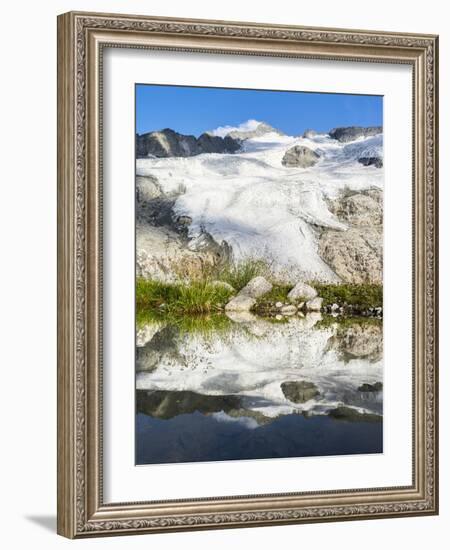 Peak of Mt Grossvenediger, Nationalpark Hohe Tauern, Salzburg, Austria-Martin Zwick-Framed Photographic Print