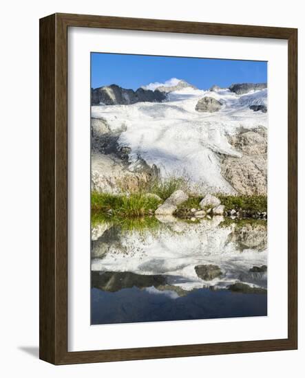 Peak of Mt Grossvenediger, Nationalpark Hohe Tauern, Salzburg, Austria-Martin Zwick-Framed Photographic Print