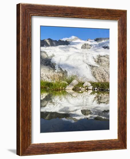 Peak of Mt Grossvenediger, Nationalpark Hohe Tauern, Salzburg, Austria-Martin Zwick-Framed Photographic Print