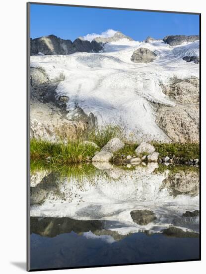 Peak of Mt Grossvenediger, Nationalpark Hohe Tauern, Salzburg, Austria-Martin Zwick-Mounted Photographic Print