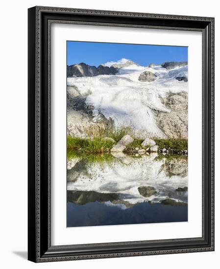 Peak of Mt Grossvenediger, Nationalpark Hohe Tauern, Salzburg, Austria-Martin Zwick-Framed Photographic Print