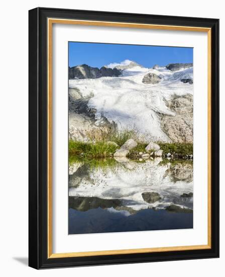 Peak of Mt Grossvenediger, Nationalpark Hohe Tauern, Salzburg, Austria-Martin Zwick-Framed Photographic Print