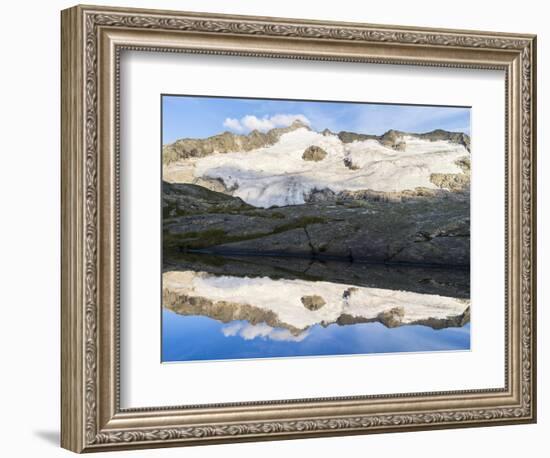Peak of Mt Grossvenediger, Nationalpark Hohe Tauern, Salzburg, Austria-Martin Zwick-Framed Photographic Print