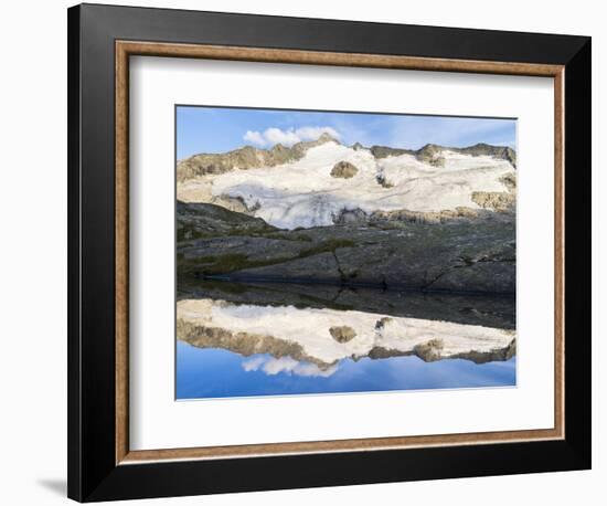 Peak of Mt Grossvenediger, Nationalpark Hohe Tauern, Salzburg, Austria-Martin Zwick-Framed Photographic Print