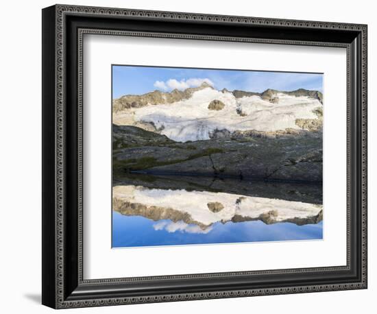 Peak of Mt Grossvenediger, Nationalpark Hohe Tauern, Salzburg, Austria-Martin Zwick-Framed Photographic Print