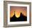 Peak Silhouettes-null-Framed Premium Giclee Print