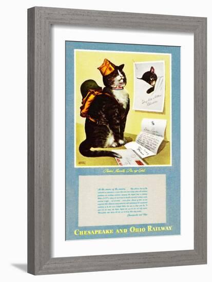 Peake's Favorite Pin-Up Girl-Charles Bracker-Framed Giclee Print