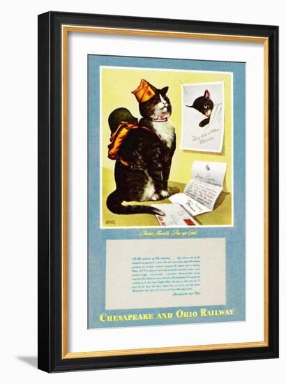 Peake's Favorite Pin-Up Girl-Charles Bracker-Framed Giclee Print