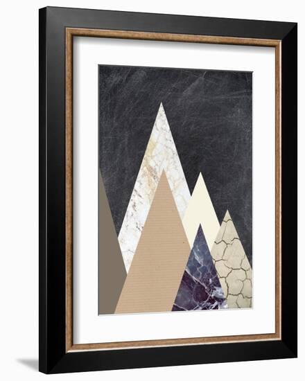 Peaks 2-Design Fabrikken-Framed Art Print