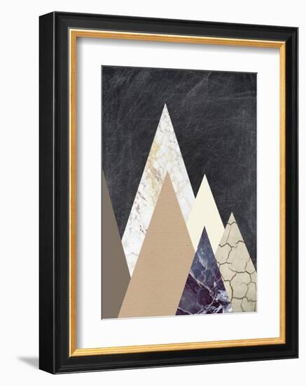 Peaks 2-Design Fabrikken-Framed Art Print