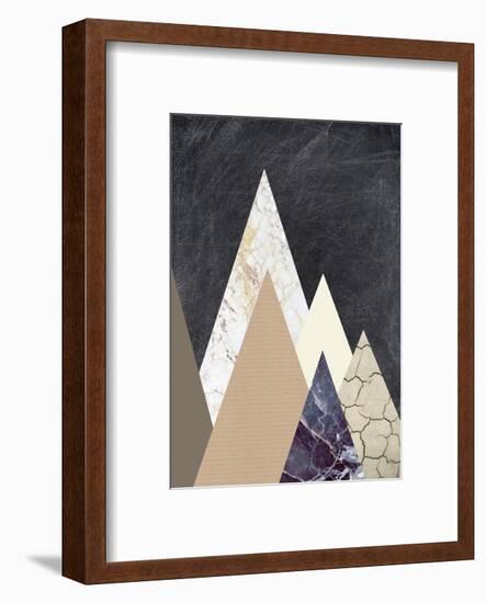 Peaks 2-Design Fabrikken-Framed Art Print