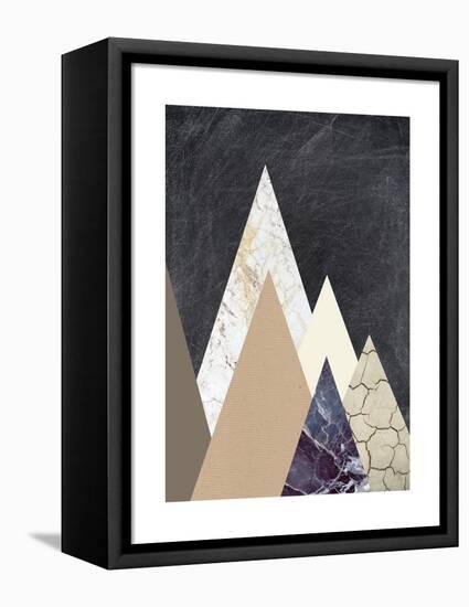 Peaks 2-Design Fabrikken-Framed Stretched Canvas