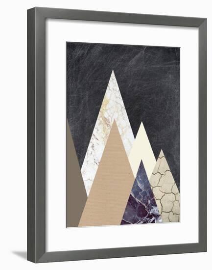 Peaks 2-Design Fabrikken-Framed Premium Giclee Print