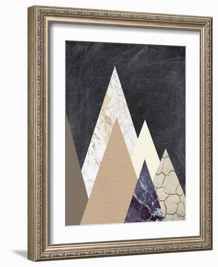 Peaks 2-Design Fabrikken-Framed Art Print