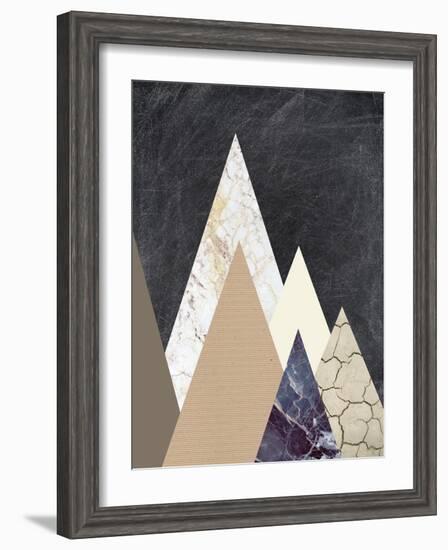 Peaks 2-Design Fabrikken-Framed Art Print