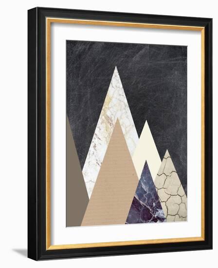 Peaks 2-Design Fabrikken-Framed Art Print