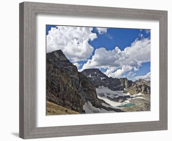 Peaks and Frozen Lakes in the High Country of Indian Peaks Wilderness, Colorado-Andrew R. Slaton-Framed Photographic Print