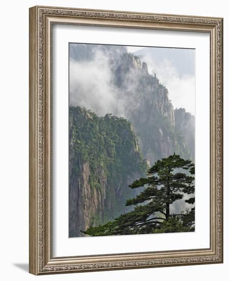 Peaks and Valleys of Grand Canyon in West Sea, Mt. Huang Shan, China-Adam Jones-Framed Photographic Print