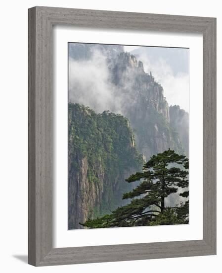 Peaks and Valleys of Grand Canyon in West Sea, Mt. Huang Shan, China-Adam Jones-Framed Photographic Print