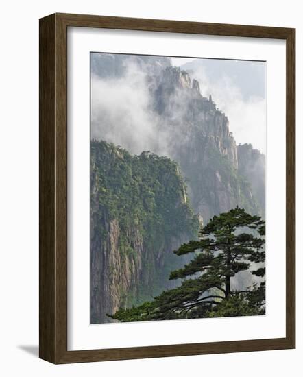 Peaks and Valleys of Grand Canyon in West Sea, Mt. Huang Shan, China-Adam Jones-Framed Photographic Print