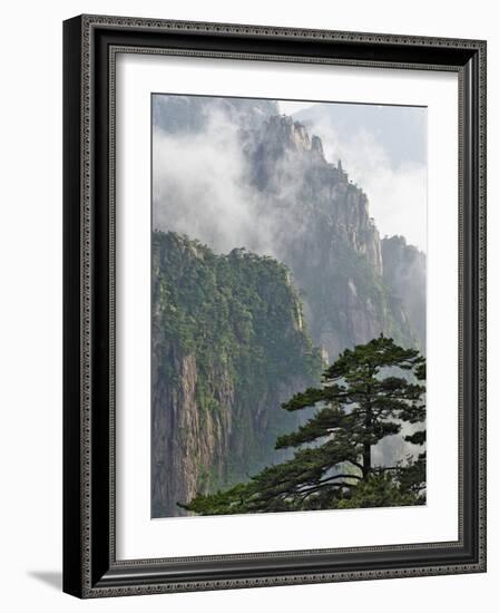 Peaks and Valleys of Grand Canyon in West Sea, Mt. Huang Shan, China-Adam Jones-Framed Photographic Print