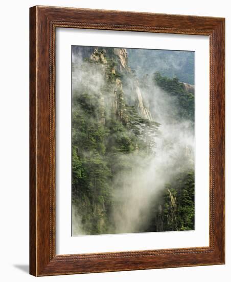 Peaks and Valleys of Grand Canyon in West Sea, Mt. Huang Shan, China-Adam Jones-Framed Photographic Print