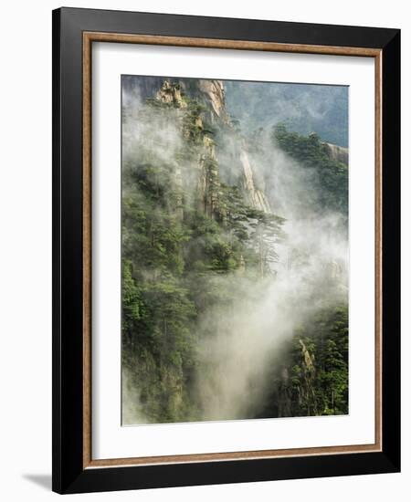 Peaks and Valleys of Grand Canyon in West Sea, Mt. Huang Shan, China-Adam Jones-Framed Photographic Print