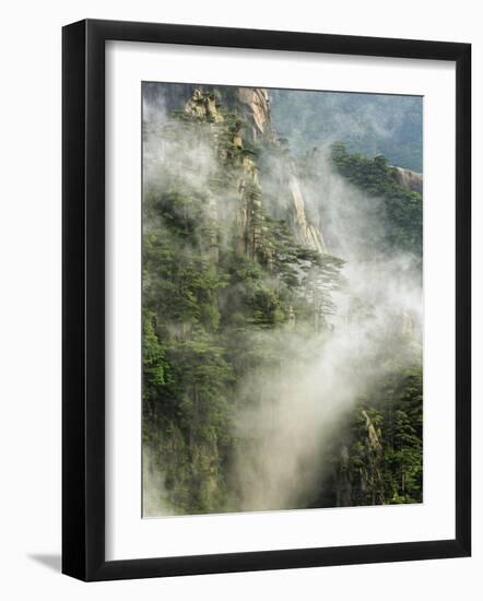 Peaks and Valleys of Grand Canyon in West Sea, Mt. Huang Shan, China-Adam Jones-Framed Photographic Print