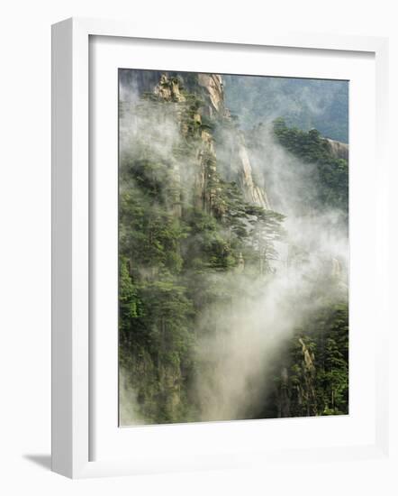 Peaks and Valleys of Grand Canyon in West Sea, Mt. Huang Shan, China-Adam Jones-Framed Photographic Print