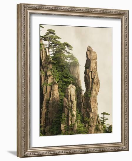 Peaks and Valleys of Grand Canyon in West Sea, Mt. Huang Shan, China-Adam Jones-Framed Photographic Print