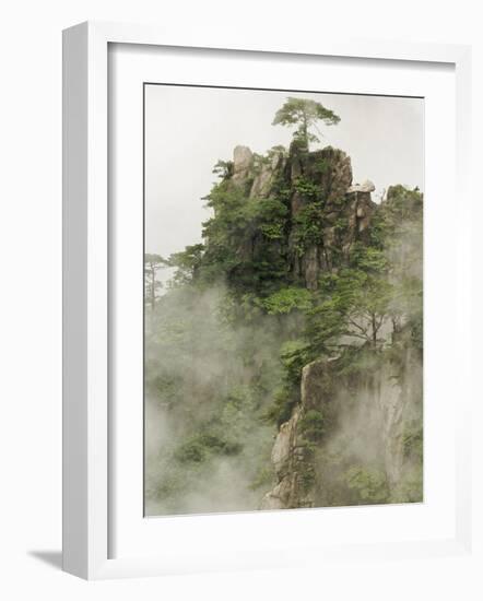 Peaks and Valleys of Grand Canyon in West Sea, Mt. Huang Shan, China-Adam Jones-Framed Photographic Print