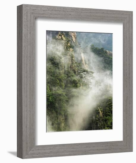 Peaks and Valleys of Grand Canyon in West Sea, Mt. Huang Shan, China-Adam Jones-Framed Premium Photographic Print