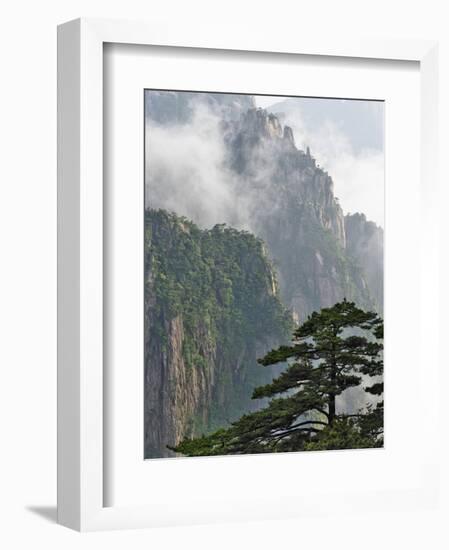 Peaks and Valleys of Grand Canyon in West Sea, Mt. Huang Shan, China-Adam Jones-Framed Photographic Print