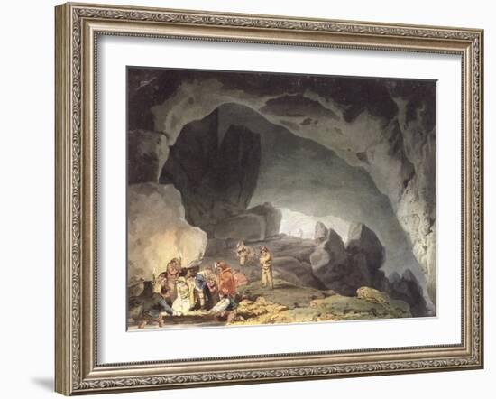 Peaks Hole, Derbyshire-J M W Turner-Framed Giclee Print